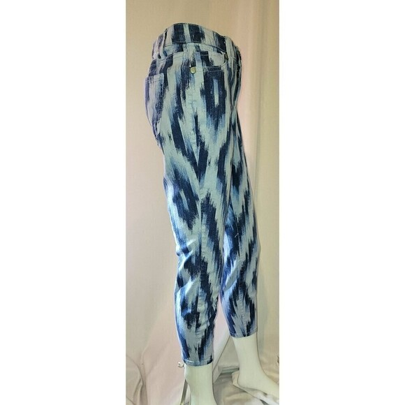 Nine West Denim - Nine West Vintage America Matchstick Skinny Brush Stroke Capri - Size 2